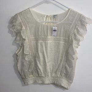 Beautiful lace aerie top NWT